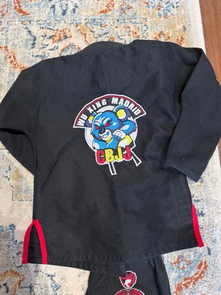 Kimono de Jiu-Jitsu Negro Talla M