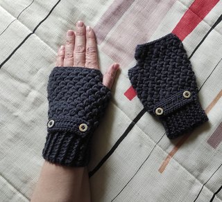 Mitones de lana merino