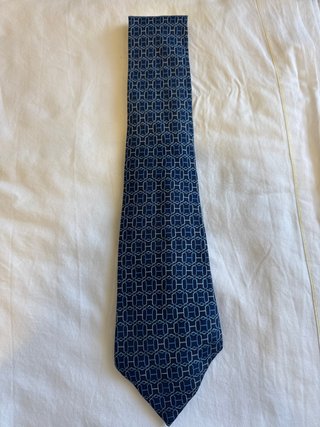 Corbata Hermès Paris Azul