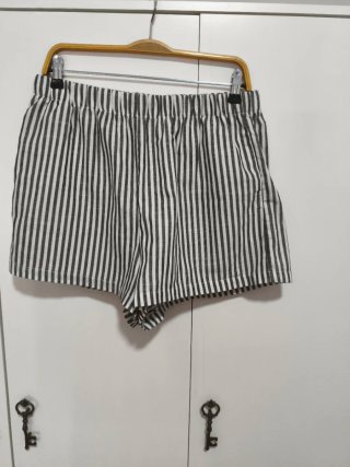 Short de Algodón a Rayas