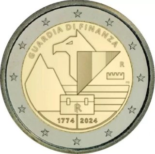 MONEDA CONMEMORATIVA 2€ ITALIA 2024. GUARDIA