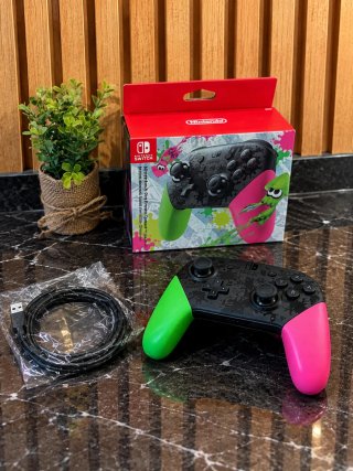 Mando Pro Controller Nintendo Switch Splatoon 2