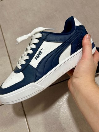 Zapatillas Puma Classic Azul y Blanco