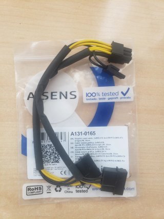 Cable Adaptador Gráfica PCI-e Asens