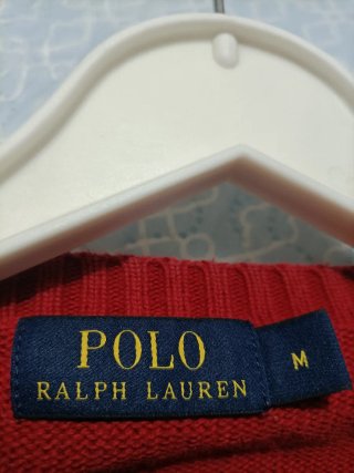 Jersey Ralph Lauren Rojo Hombre Talla M