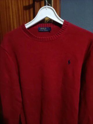 Jersey Ralph Lauren Rojo Hombre Talla M