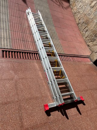 Escalera aluminio 3 tramos extensible
