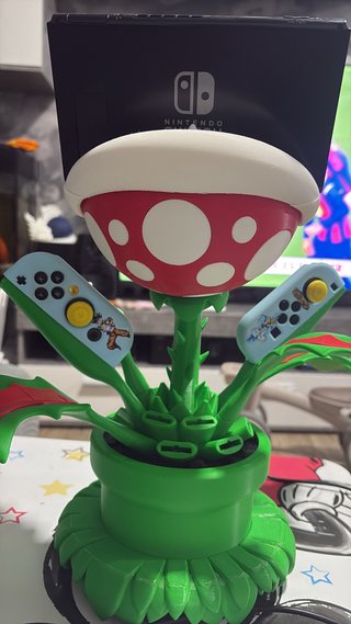 Base de Carga Nintendo Switch Planta Piraña