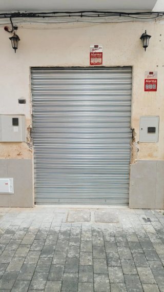Persiana enrollable galvanizada para local
