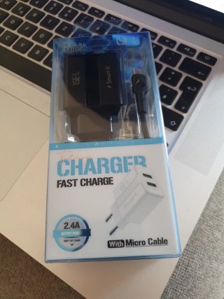 Cargador User SA0050 2.4A con Micro Cable
