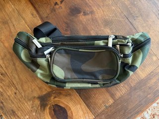 Riñonera Camuflaje Verde