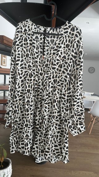 Vestido Zara Estampado Talla M