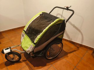 Remolque para Bicicleta de 2 Plazas.