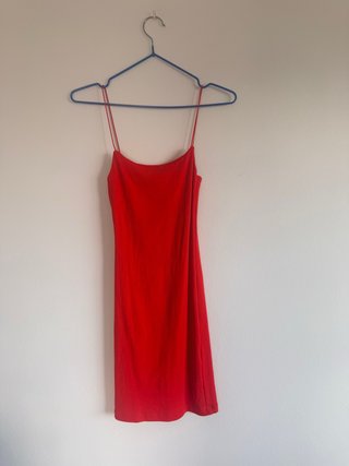 Vestido Rojo de Algodón