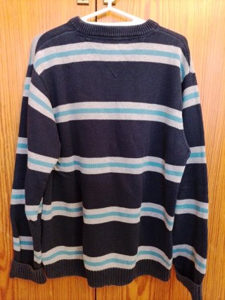 Jersey Tommy Hilfiger Rayas Azul Talla M