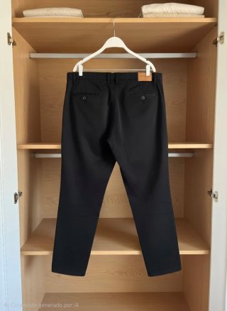 Pantalón negro hombre T.52