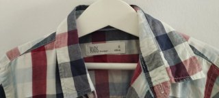 Camisa cuadros Kids (El Corte Inglés) Talla 8 Años