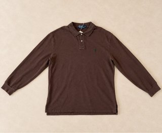 Polo Ralph Lauren Manga Larga Marrón XL