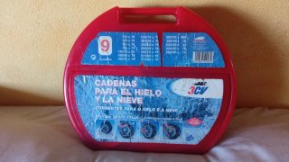 Cadenas para nieve 9 mm