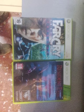 Farcry Instincts y Resident Evil Xbox 360