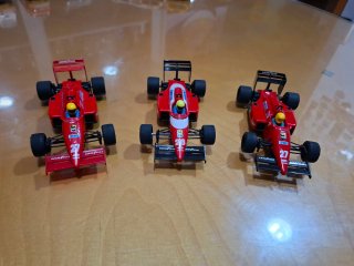 3 Coches Scalextric F1 Ferrari