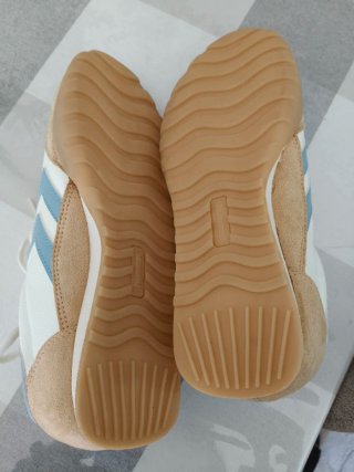Zapatillas Hummel Retro Azul Marrón Blancas