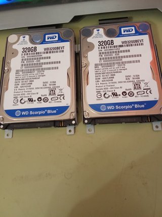 2 Discos Duros Western Digital 320GB