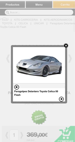 Paragolpes tipo Veilside Celica T230