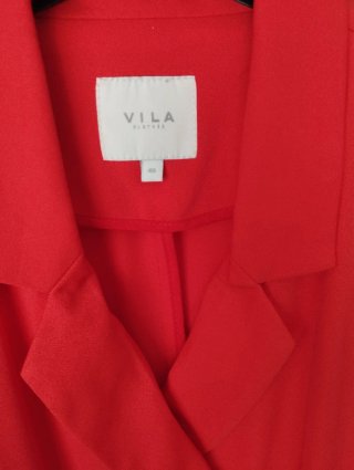 Vestido VILA CLOTHES butano, talla L, manga 3/4