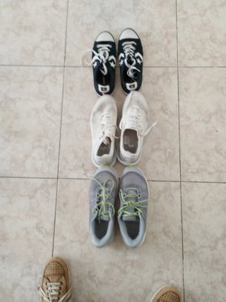 Lote 3 pares tenis talla 37