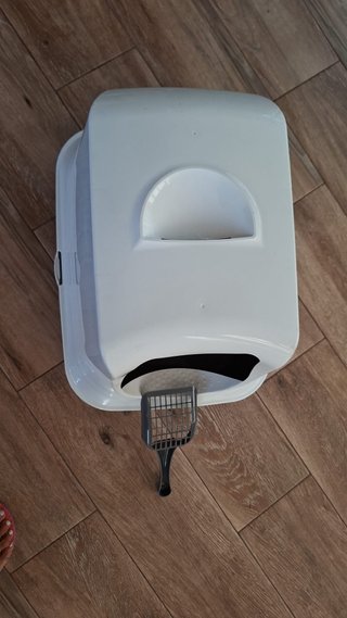 Caja Arenero Cerrado para Gatos
