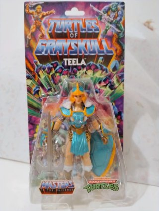 MOTU Turtles of Grayskull Teela EU card sealed