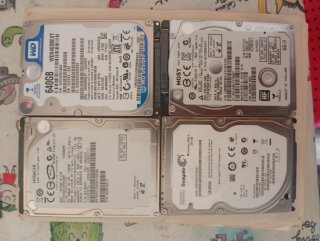 Lote de 4 Discos Duros HDD