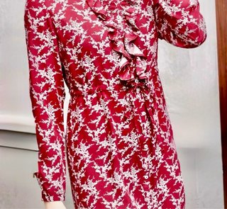 Vestido viscosa con volantes - Nuevo