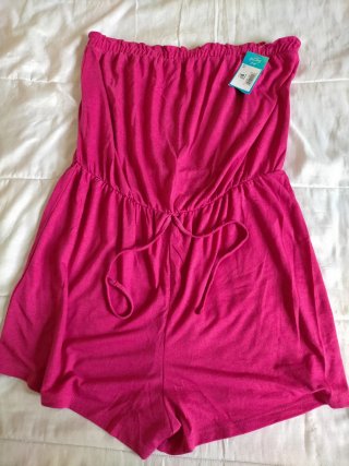 Mono corto rosa talla M