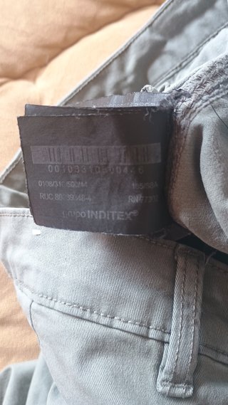Pantalón Cargo Gris Mate | Zara | Talla EUR 44
