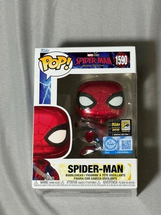 Funko Pop! Spider-Man 1590 Comic Con Exclusivo