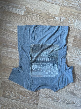 Camiseta Kiabi Gris Talla XS