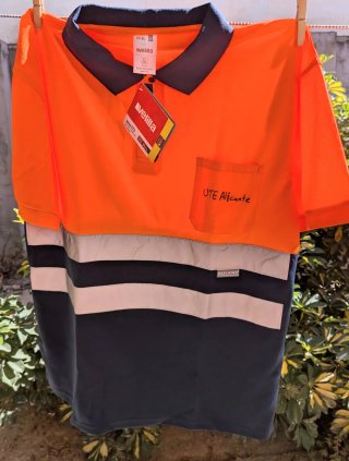 Polo Alta Visibilidad Velilla XL Naranja/Azul