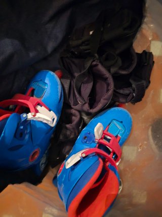Patines infantiles y protecciones