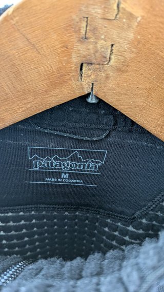 Patagonia R1 Full-Zip forro polar negro talla M