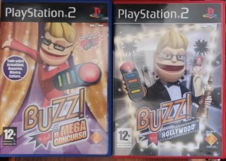 Juegos Buzz! y Mandos para PlayStation 2