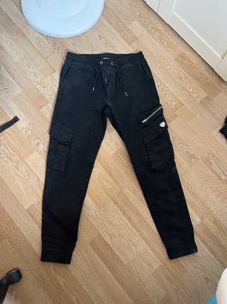Pantalón Cargo Eliu Negro Talla M