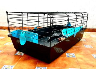Jaula para Conejos y Cobayas 80x46x35