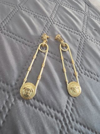 Pendientes Versace Dorados