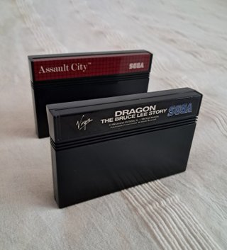2 Jogos Master System: Bruce Lee e Assault City