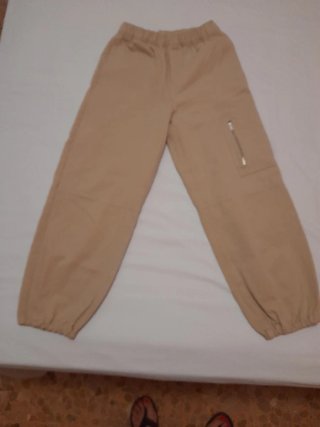 Pantalón niña beige