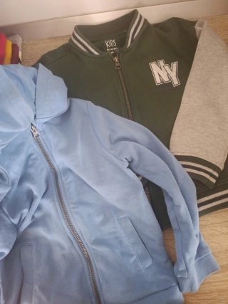 Lote 2 sudaderas con Cremallera Niño 5-6 Años