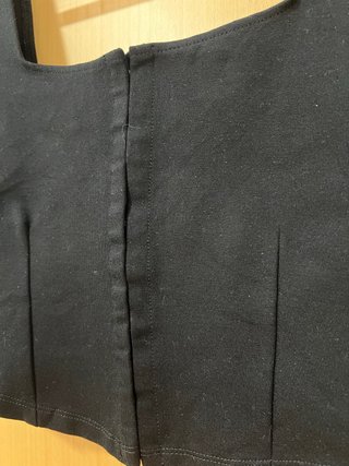 Top corsé negro H&M