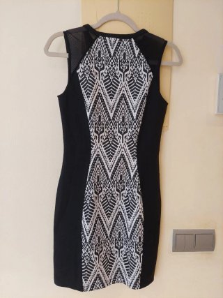 Vestido H&M Divided Negro Talla 38